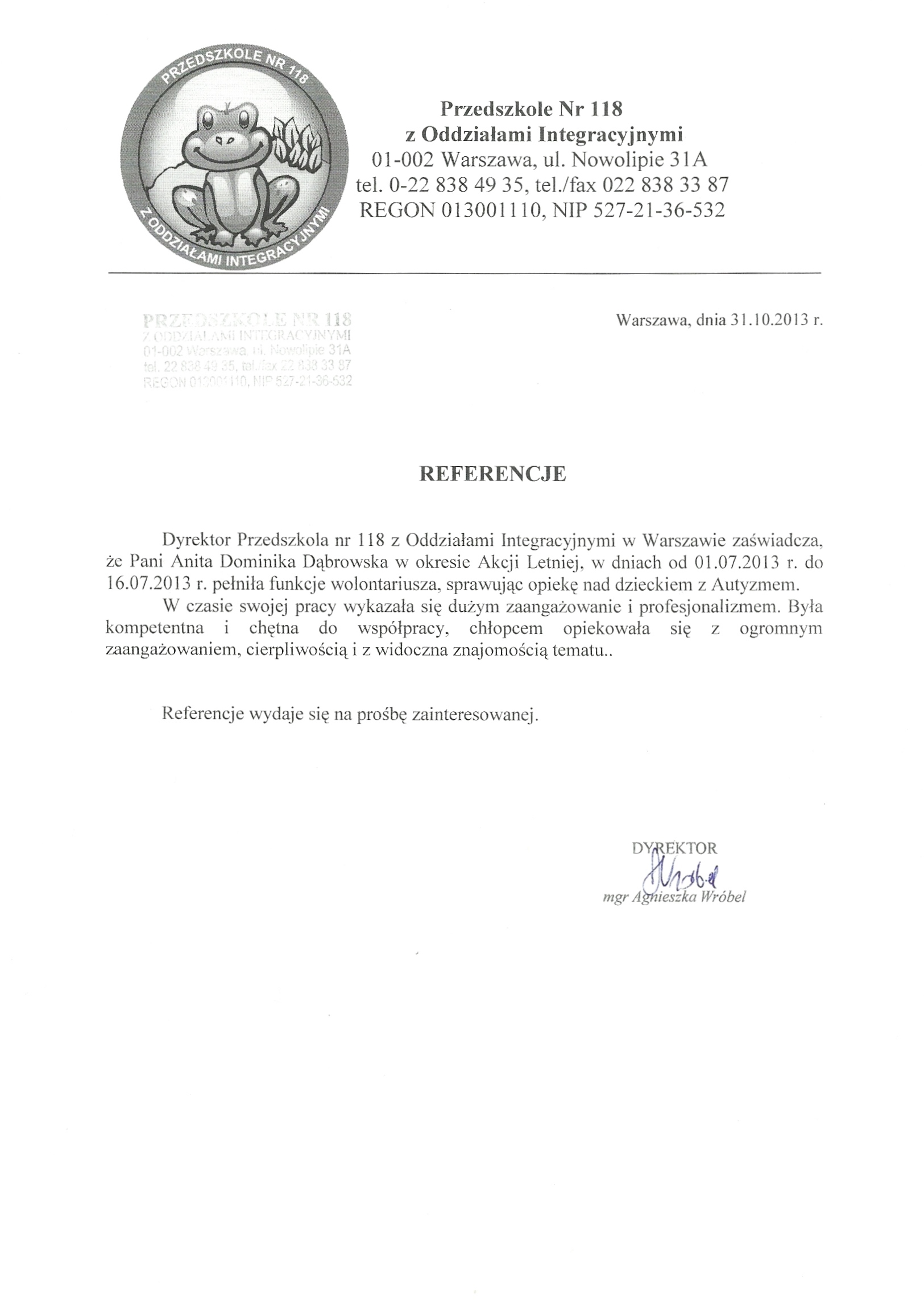 gabinet psychoterapii - referencje